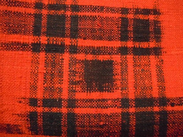 画像2: 八寸袋名古屋帯　紬＃模様 (2)