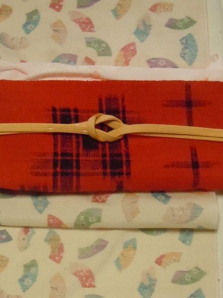 画像3: 八寸袋名古屋帯　紬＃模様 (3)