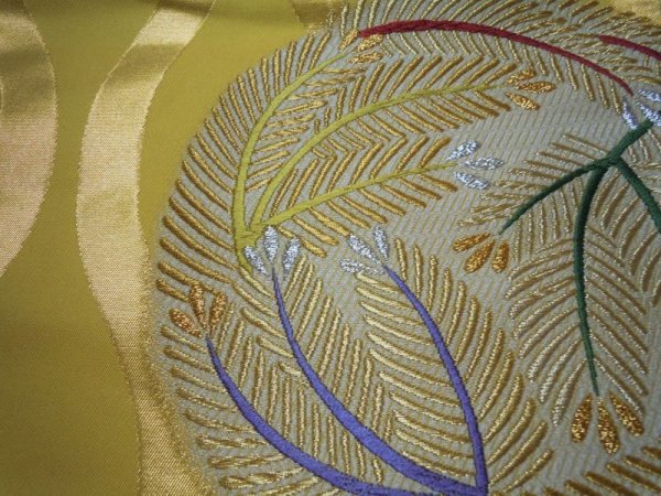 画像3: 袋帯　立涌に松の丸 (3)