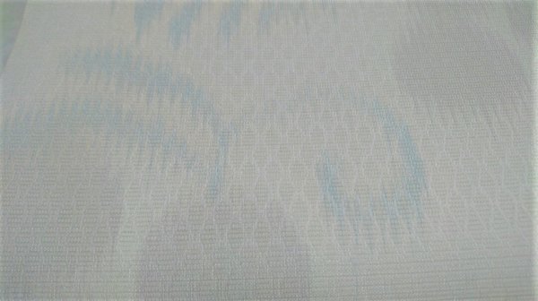 画像5: 袋帯　変り織経絣　笹蔓文 (5)