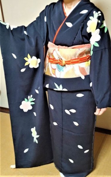 画像4: 縮緬　桜花びら (4)