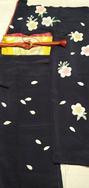 画像7: 縮緬　桜花びら (7)