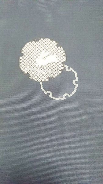 画像3: 絽着尺 雪月花 (3)