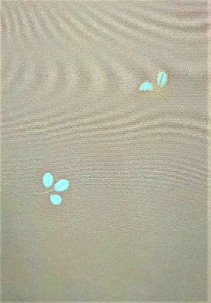 画像4: 染着尺 手描き友禅 萩散し (4)