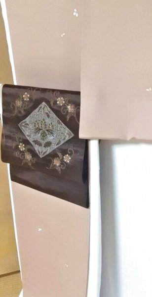 画像5: 染着尺 手描き友禅 萩散し (5)