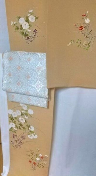 画像6: 袋帯　手織唐織　寿波七宝文 (6)