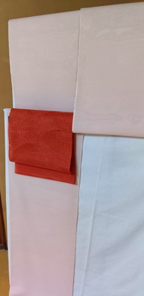 画像2: 夏八寸帯　波筬　青海波 (2)